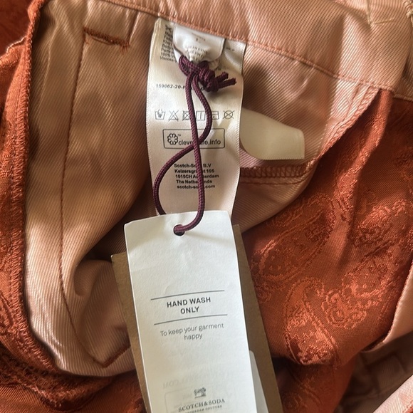 Scotch & Soda Rust Straight Leg Pants - Picture 5 of 5